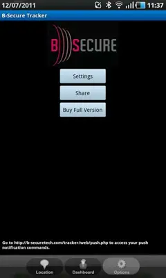 B-Secure Tracker android App screenshot 0